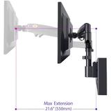 Cab NB M60 Monitor Desk Mounts Partition Rail Mount M60 Fits most 22 to 32 displays