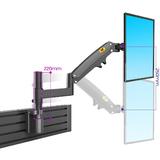 Cab NB M60 Monitor Desk Mounts Partition Rail Mount M60 Fits most 22 to 32 displays
