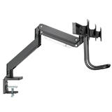 Cab MT 565 BK Monitor Desk Mounts Triple Screen Desktop Display Mount Full Motion Fits Monitors 17 to 32 inch