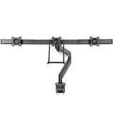 Cab MT 565 BK Monitor Desk Mounts Triple Screen Desktop Display Mount Full Motion Fits Monitors 17 to 32 inch