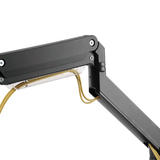 Cab MT 565 BK Monitor Desk Mounts Triple Screen Desktop Display Mount Full Motion Fits Monitors 17 to 32 inch