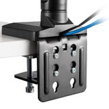 Cab MT 565 BK Monitor Desk Mounts Triple Screen Desktop Display Mount Full Motion Fits Monitors 17 to 32 inch