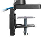Cab MT 565 BK Monitor Desk Mounts Triple Screen Desktop Display Mount Full Motion Fits Monitors 17 to 32 inch