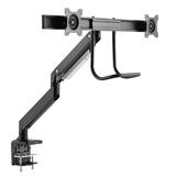 Cab MT 564 BK Monitor Desk Mounts Dual Screen Desktop Display Mount Full Motion Fits Monitors 17 to 32 inch