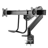 Cab MT 564 BK Monitor Desk Mounts Dual Screen Desktop Display Mount Full Motion Fits Monitors 17 to 32 inch