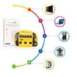 PrimeCables Cab LTS 8TS Plugs Sockets 8 Outlets Metal Housing Surge Protector with 14AWG 10Ft Cord 1350 Joules PrimeCables