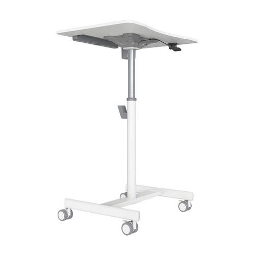 Mobile Standing Desk Height Adjustable Rolling Workstation Cart PrimeCables®