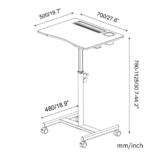 PrimeCables Cab PC 08174 Standing Desk Desk Converter Mobile Standing Desk
