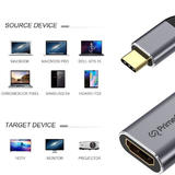 PrimeCables Cab usbC HDMI G2 USB Hub USB Type C to HDMI Adapter 4K Cable Thunderbolt 3 for Home Office PrimeCables