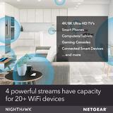 Cab AX3000 Network Routers Switcher Netgear Nighthawk AX4 4 Stream AX3000 Wi Fi 6 Router