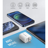 PrimeCables PC PD20U 1TNB iPhone Cables Chargers 20W PD Fast Charger for iPhone12 iPhone11 with Foldable Plug PrimeCables