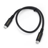 PrimeCables Cab PC 08177 USB C Type C Cables USB C 4 0 Cable 1 6Ft 0 5M 40Gbps Data Transfer 100W 5A Charging