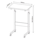 Moustache MOFW WG 1010 Writing Desks Shelves Adjustable Mobile Workstation Laptop Desk for Bedside Couch Moustache