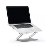 PrimeCables PC LPM 14033 iPad Other Accessories Ergonomic Multi Angle Height Adjustable Aluminum Laptop Riser with Heat Vent 