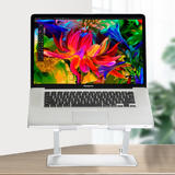 PrimeCables PC LPM 14033 iPad Other Accessories Ergonomic Multi Angle Height Adjustable Aluminum Laptop Riser with Heat Vent 