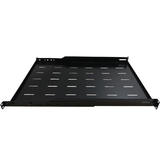 Cab RM 361 Rack Cabinet 4 post Mount Vented Shelf 1U 19 inch Adjusts from 25 to 35 inch Deep 80kg Loading Weight
