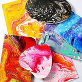 Other Brands HB FB013 Paint Watercolors Pastels 13Pcs Fluid Pouring Acrylic Paint Set