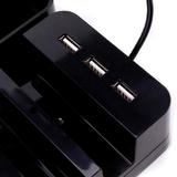 Other Brands 3222 BLACK Desk Organizers Multifunction Desktop Organizer with Charger Ports Set of 7 Black