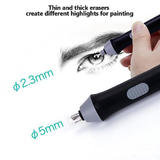 Moustache MOS 8313 Erasers Correction Electric Eraser Refills 70 Pieces Pack Moustache