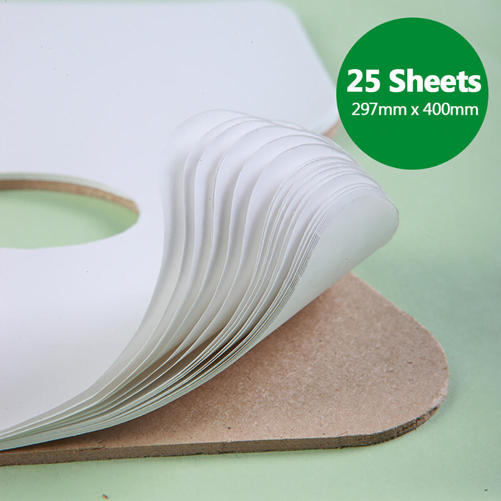 Disposable Paper Palette Pad, 25 Sheets, 297mm x 400mm