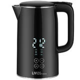 LIVINGbasics LB EK 5205 Kitchen Appliances Smart Temp Digital Kettle Full Stainless Interior Double layer stainless steel 1 7
