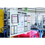 Durable 576200 Sign Holders Display Durable VARIO Magnetic Wall Refernce System Assorted Color Borders multi