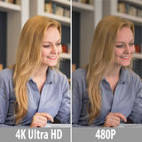Adesso Cybertrack H6 Webcams ADESSO 4K Ultra HD USB Webcam with Built in Dual Microphone Privacy Shutter Cover