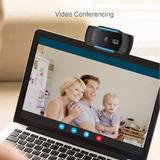 Adesso Cybertrack H5 Webcams 1080P HD Auto Focus Webcam with Built in Dual Microphone Tripod mount and Privacy Shutter Cover