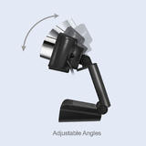 Adesso Cybertrack H4 Webcams ADESSO 1080P HD USB Webcam with Built in Microphone