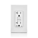 PrimeCables Cab TST15 G2 HDMI Wall Plates 20A GFCI Tamper Weather Resistan Receptacle with LED Indicator NEMA 5 20 125V 60Hz 