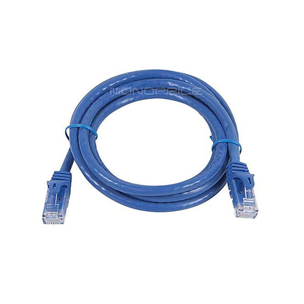 Monoprice Cat6 Cable Snagless RJ45,550MHz, UTP, Pure Bare Copper Wire, 24AWG, 5ft, Blue