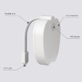 LIVINGbasics LVB LM 0001 G2 Final Sales 19 Color Wireless PIR Motion Sensor LED Toilet Bowl Seat Night Light LIVINGbasics