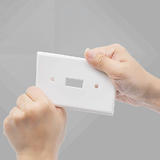 PrimeCables PC WP 8811 HDMI Wall Plates Standard Size 1 Gang Toggle Switch Plastic Wall Plate 4 50 x 2 76 PrimeCables
