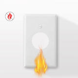 PrimeCables PC WP 8851 HDMI Wall Plates 1 Gang Single 1 406 Inch Hole Receptacle Outlet Wall Plate 4 50 x 2 76 PrimeCables