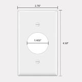 PrimeCables PC WP 8851 HDMI Wall Plates 1 Gang Single 1 406 Inch Hole Receptacle Outlet Wall Plate 4 50 x 2 76 PrimeCables