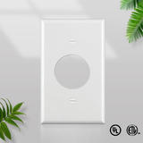 PrimeCables PC WP 8851 HDMI Wall Plates 1 Gang Single 1 406 Inch Hole Receptacle Outlet Wall Plate 4 50 x 2 76 PrimeCables