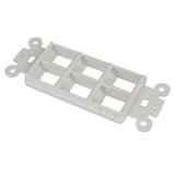 PrimeCables PC WP HJ266 Power Wall Plates Decorator Wallplate For Keystone Jacks And Modular Inserts 6 Ports White PrimeCable