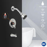 LIVINGbasics LVB FCV40PB Kitchen Fixtures Ceramic Cartridge Durable Pressure Balance Faucet Valve 40mm NSF Certified LIVINGba