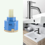 LIVINGbasics LVB FCV40S Kitchen Fixtures Single Faucet Easy Install PP Plastic Bathroom 40mm Short Ceramic Faucet Valve LIVIN