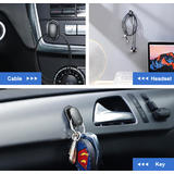 Baseus ACGGBK 01 Car Accessories Baseus Small Shell Vehicle Hook 4PCS