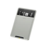 Baseus ACKD B0G Cell Phone Case Screen Protector Non Toxic Soft Anti fingerprint Back Stick Silicone Card Bag French Grey Bas