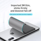 Baseus ACKD B0G Cell Phone Case Screen Protector Non Toxic Soft Anti fingerprint Back Stick Silicone Card Bag French Grey Bas