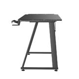 PrimeCables PC A1 1060 Gaming Accessories Ergonomic PC Gaming Desk with Extension Stand black PrimeCables