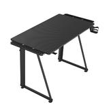 PrimeCables PC A1 1060 Gaming Accessories Ergonomic PC Gaming Desk with Extension Stand black PrimeCables