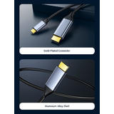PrimeCables Cab CBUC2HDMM G2 Brands Aluminum Alloy USB C to HDMI Cable for Home Office 4K 60Hz 6Ft PrimeCables