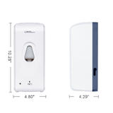 LIVINGbasics LVB X5525F Bathroom Accessoires Automatic Soap Dispenser 900ML with Infrared Motion Sensor Wall Mount LIVINGbasi