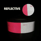 Other Brands OS 34 FJG 11 Adhesives Tapes and Dispenser Waterproof Reflective Safety Tape 2 x 74FT Red Stripe