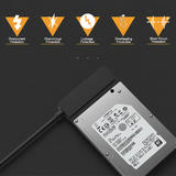 PrimeCables Cab US25AU3 Brands USB 3 0 to SATA Converter Adapter Cable for 2 5 inch Hard Drive Disk HDD and SSD PrimeCables