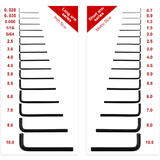 PrimeCables Cab Allen Key 30 Hand Tools 30 Piece Premium Hex Key Allen Wrench Set with Precise and Chamfered Tip PrimeCables
