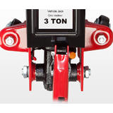 PrimeCables Cab TA83006C Car Accessories Decor 3 Ton 6 000 lb Capacity Car Floor Jack with Piston Quick Lift Pump Red PrimeCa